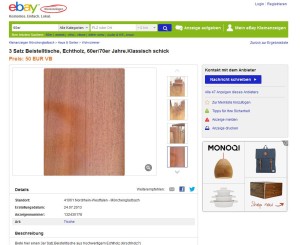 Nesting Table Teak