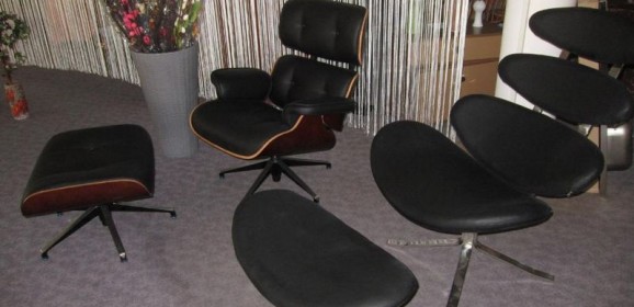 Charles Eames Lounge Chair (Replik) Poul Volther Corona Chair (Replik)