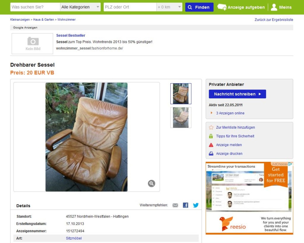 Stässle Schweiz Lounge Chair