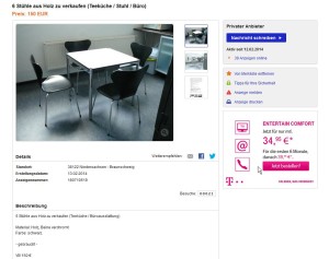 Fritz Hansen Serie 7 Stuhl gebraucht