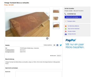 Vintage Turnbank