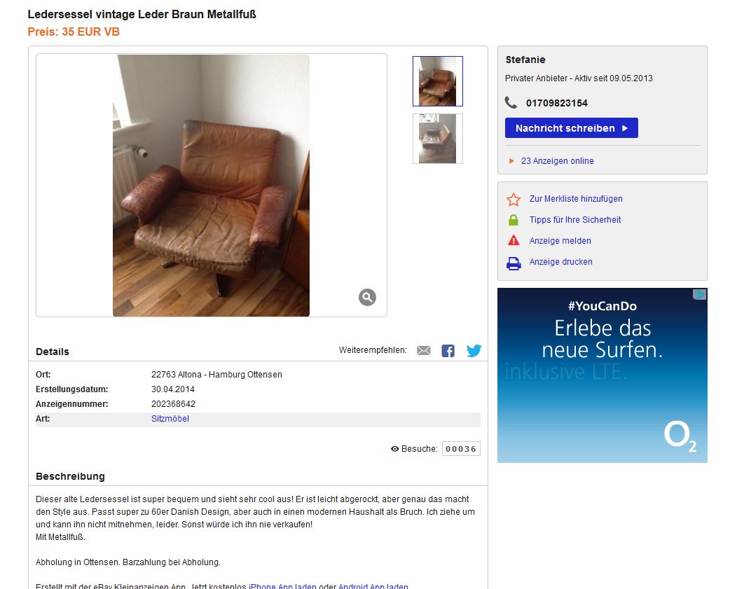 De Sede Lounge Chair Vintage