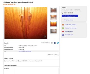 Omann Jun Sideboard Danish Design Used