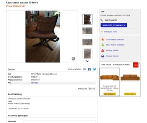 Sigrud Ressell Vatne Moebler Falcon Chair Retro
