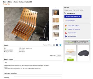 Scandia Stuhl Brattrud Designerstuhl