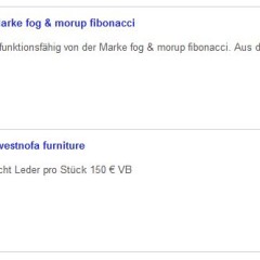 Fog & Mørup Fibonacci Lampe und Westnofa Sessel im Preis über den Tag gestiegen
