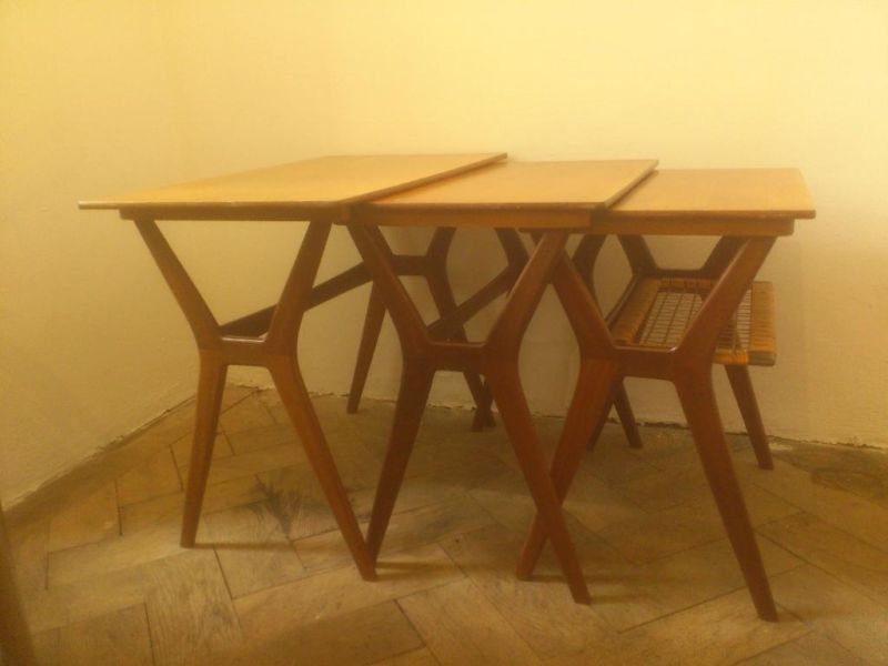 Satztische Nesting Tables Danish Modern 60er Johannes Andersen
