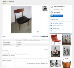Teak Esszimerstühle Dining Chairs Midcentury Modern minimalism 60er 50er Jahre Style Retro Vintage