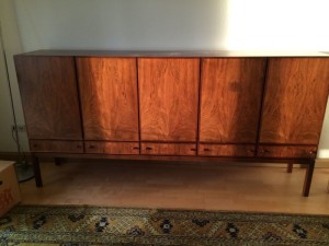 Sideboard Anrichte Kommode Palisander 60er 70er Jahre Midcentury Modern Vintage Design