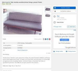 Minverva Daybed Sofa Peter Hvidt & Orla Molgaard Nielsen for France and Son, Denmark