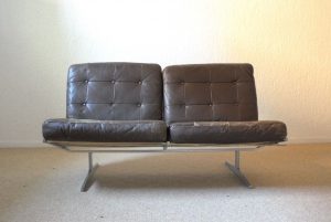 Cado Paul Leidersdorff 60er Jahre Ledersofa Caravelle Vintage Danish Design Midcentury MOdern